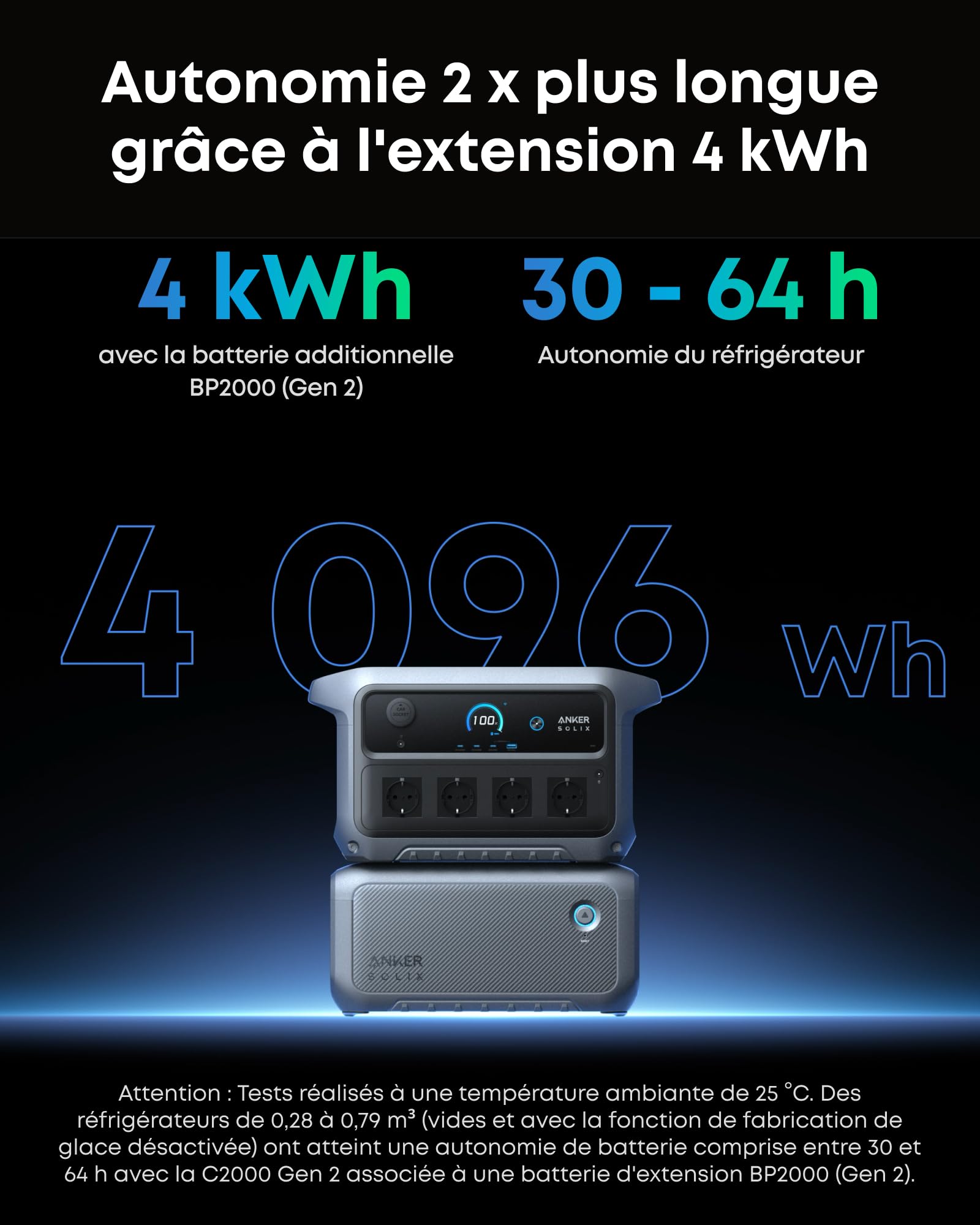 anker-solix-c2000-gen-2-station-lectrique-portable-2048wh-2400w image 7