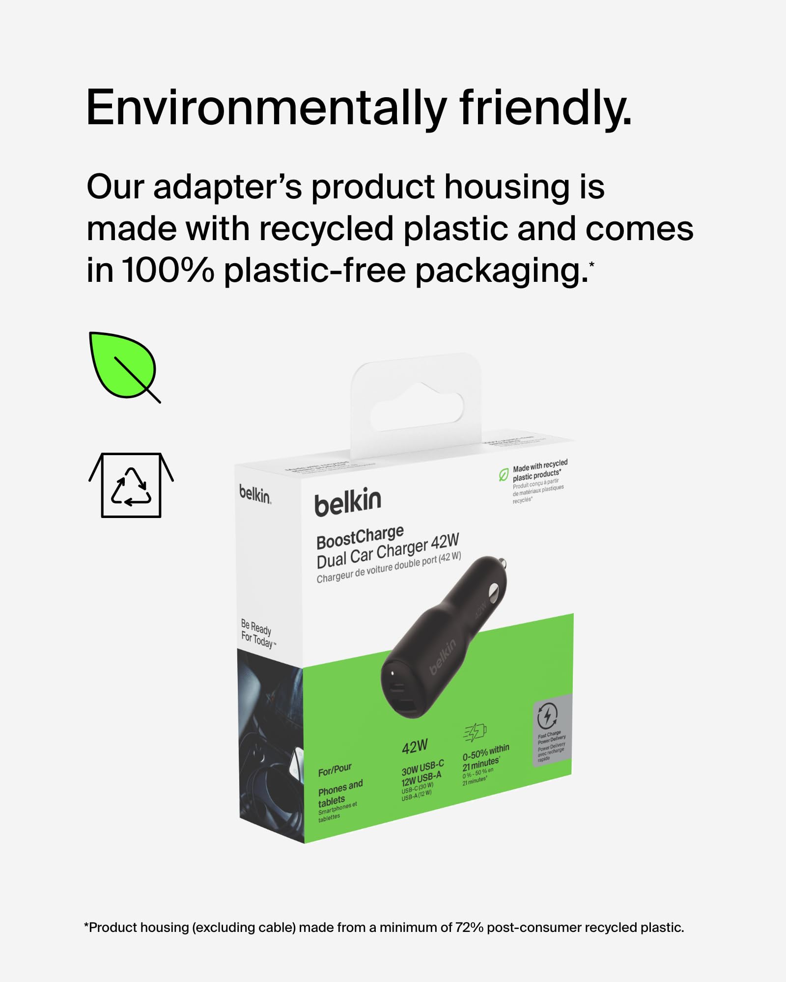 belkin-boostcharge-chargeur-voiture-42w-usb-c-30w-usb-a-12w image 5