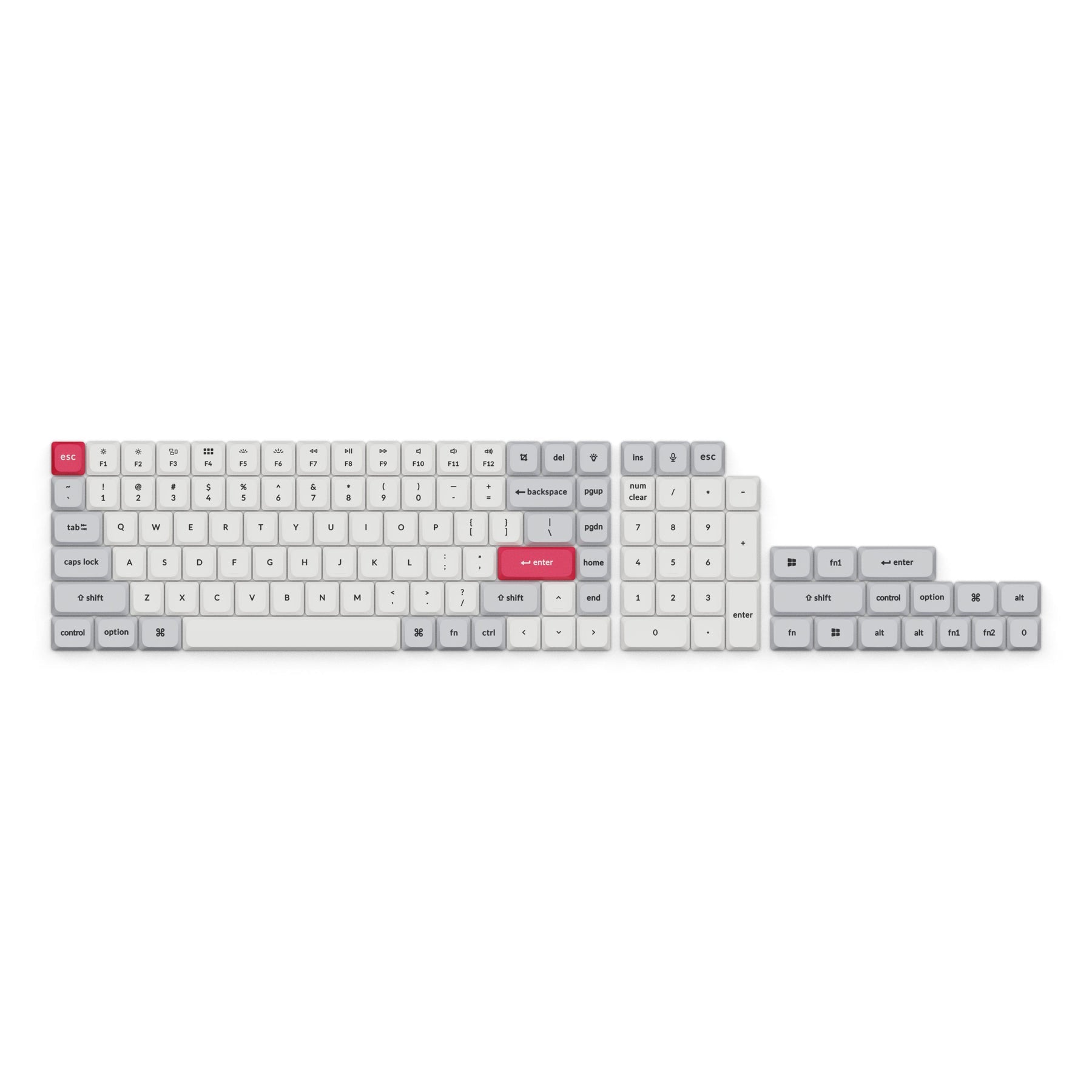 keychron-low-profile-dye-sub-pbt-lsa-set-de-keycaps-full-set image 3
