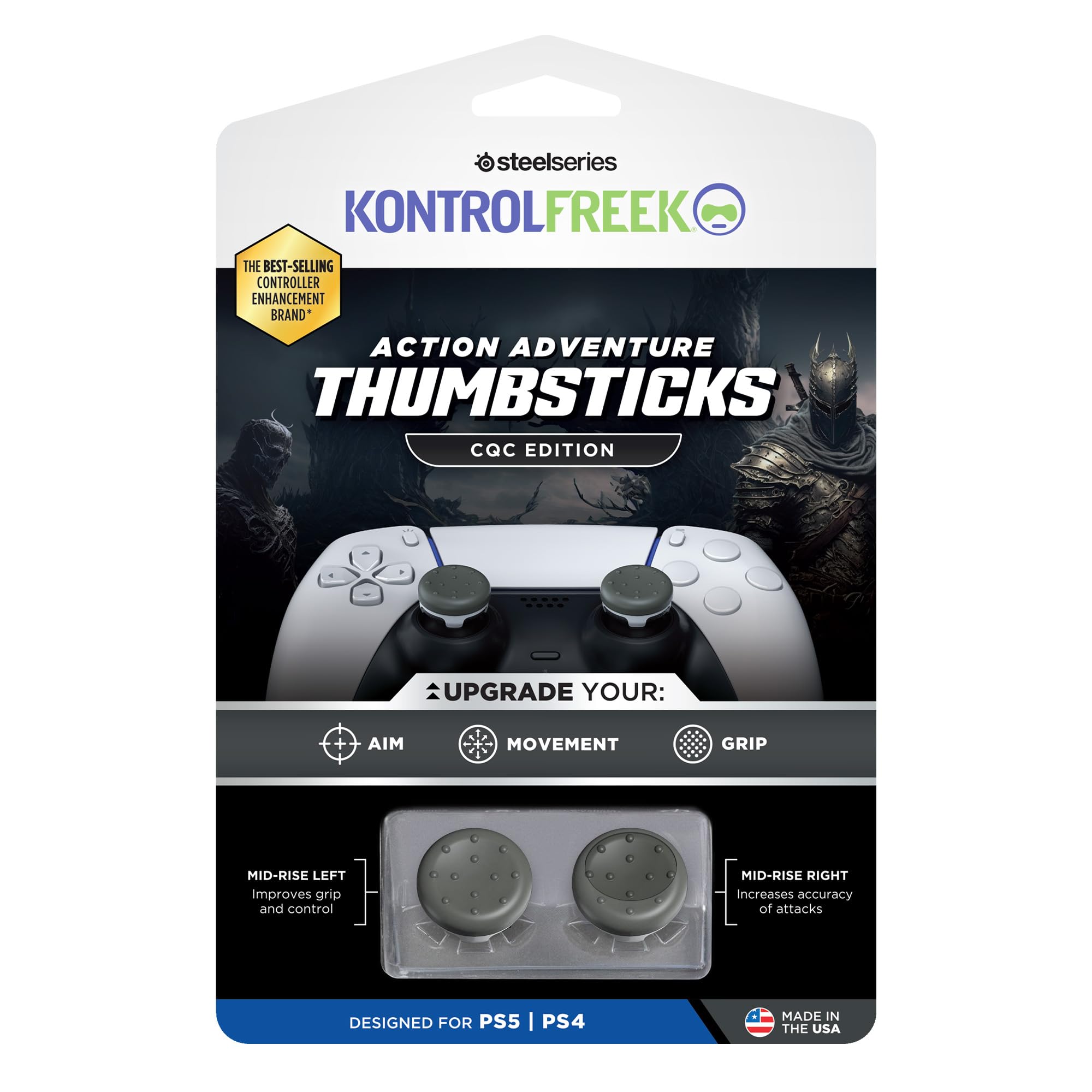 kontrolfreek-cqc-classic-grips-manette-ps5-ps4-gris-blanc image 6
