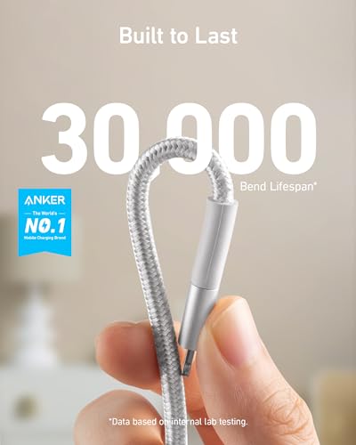 anker-551-c-ble-usb-a-vers-lightning-3-m-certifi-mfi-nylon-tress-argent image 8