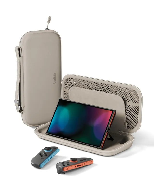 belkin-gaming-pochette-nintendo-switch-2-rigide-12-cartes-airtag-beige image 1