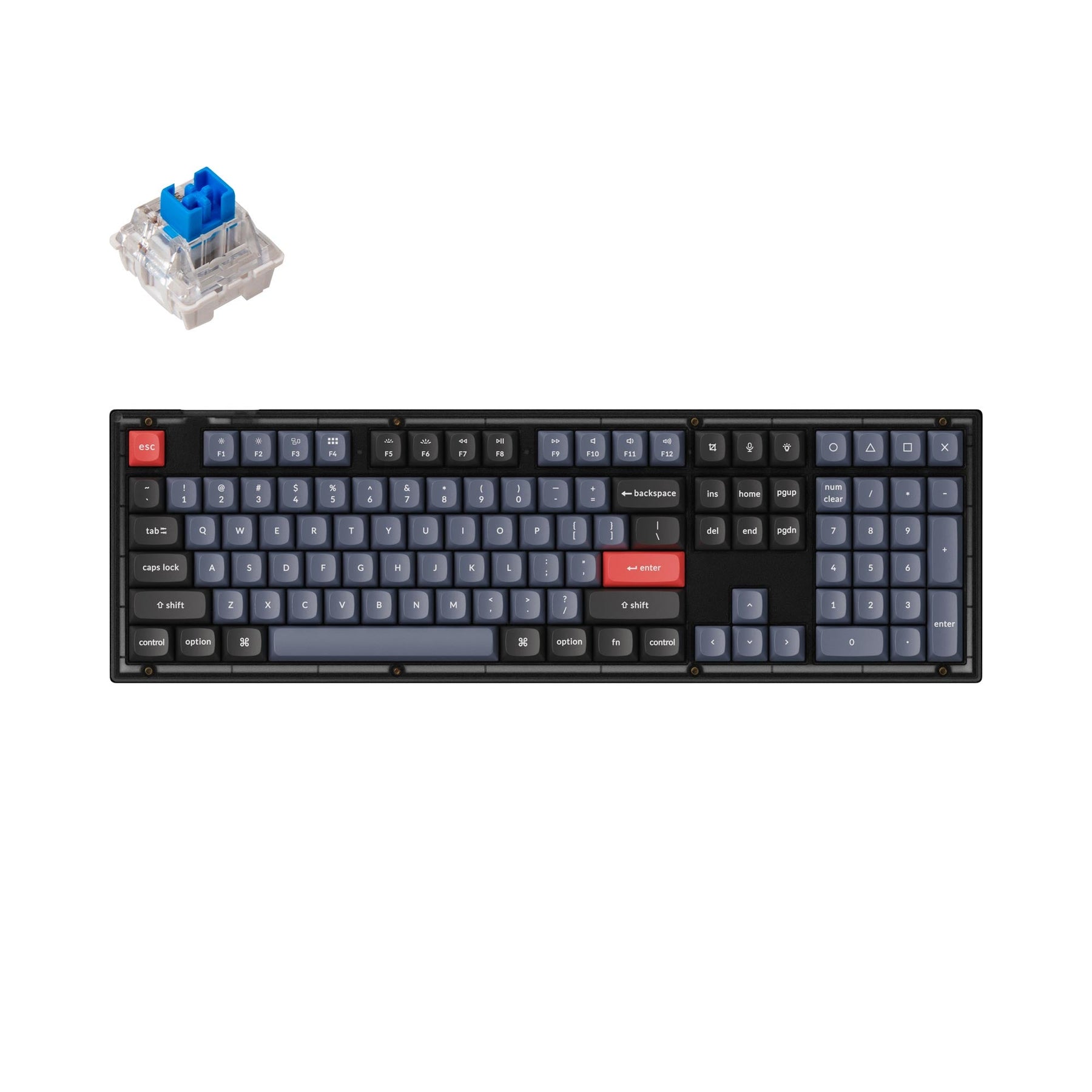 keychron-v6-qmk-clavier-m-canique-custom-filaire-us-ansi image 2