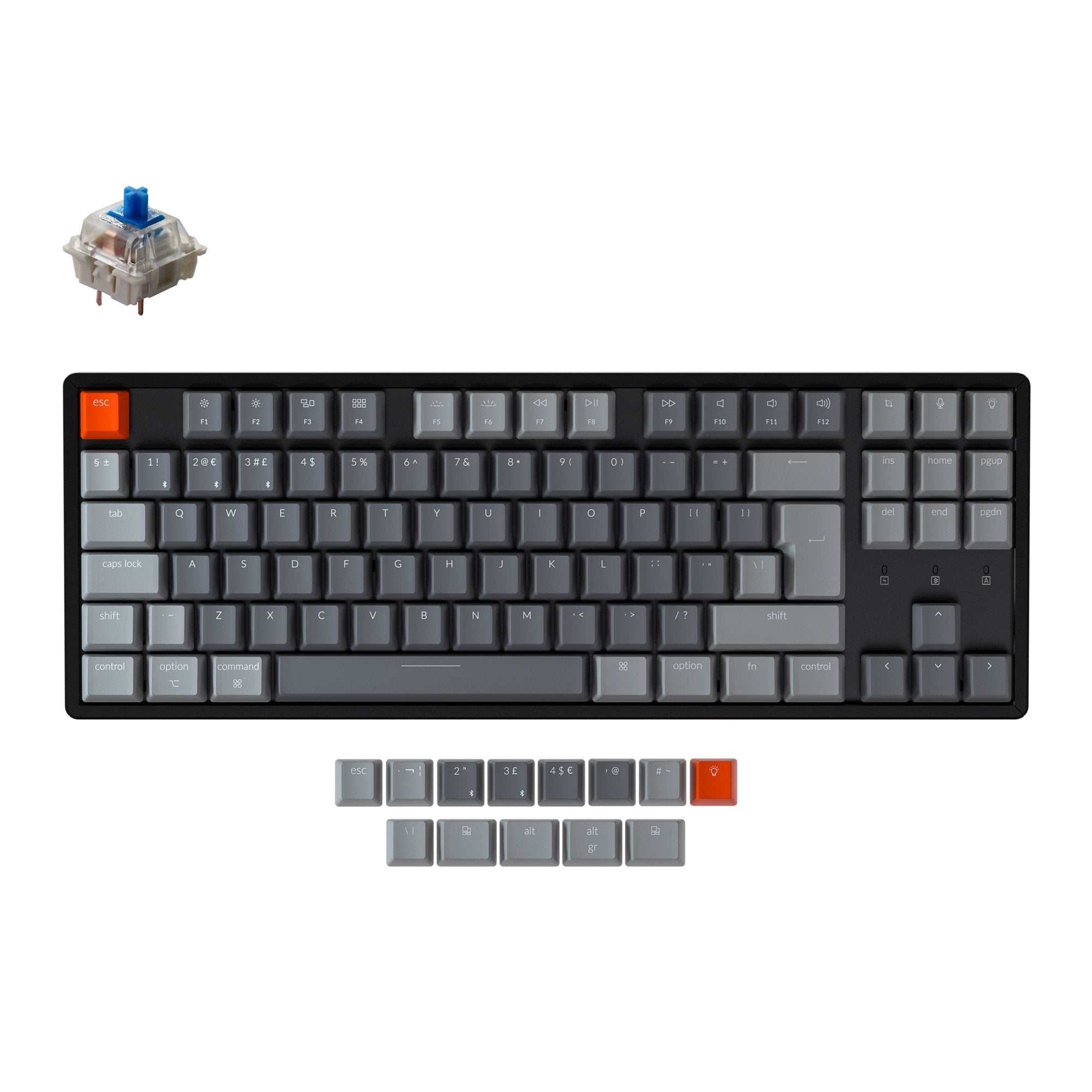 keychron-k8-clavier-m-canique-sans-fil-tenkeyless-disposition-uk-iso image 5