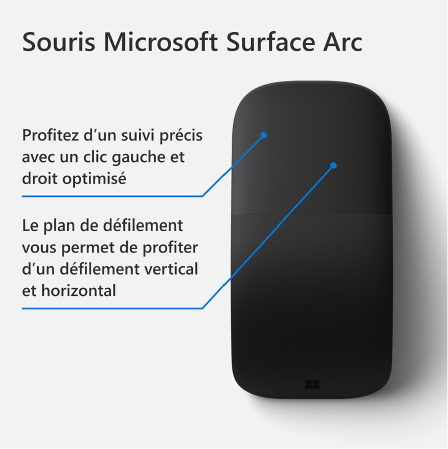 microsoft-surface-arc-souris-bluetooth-pliable-ultra-fine-noir image 7