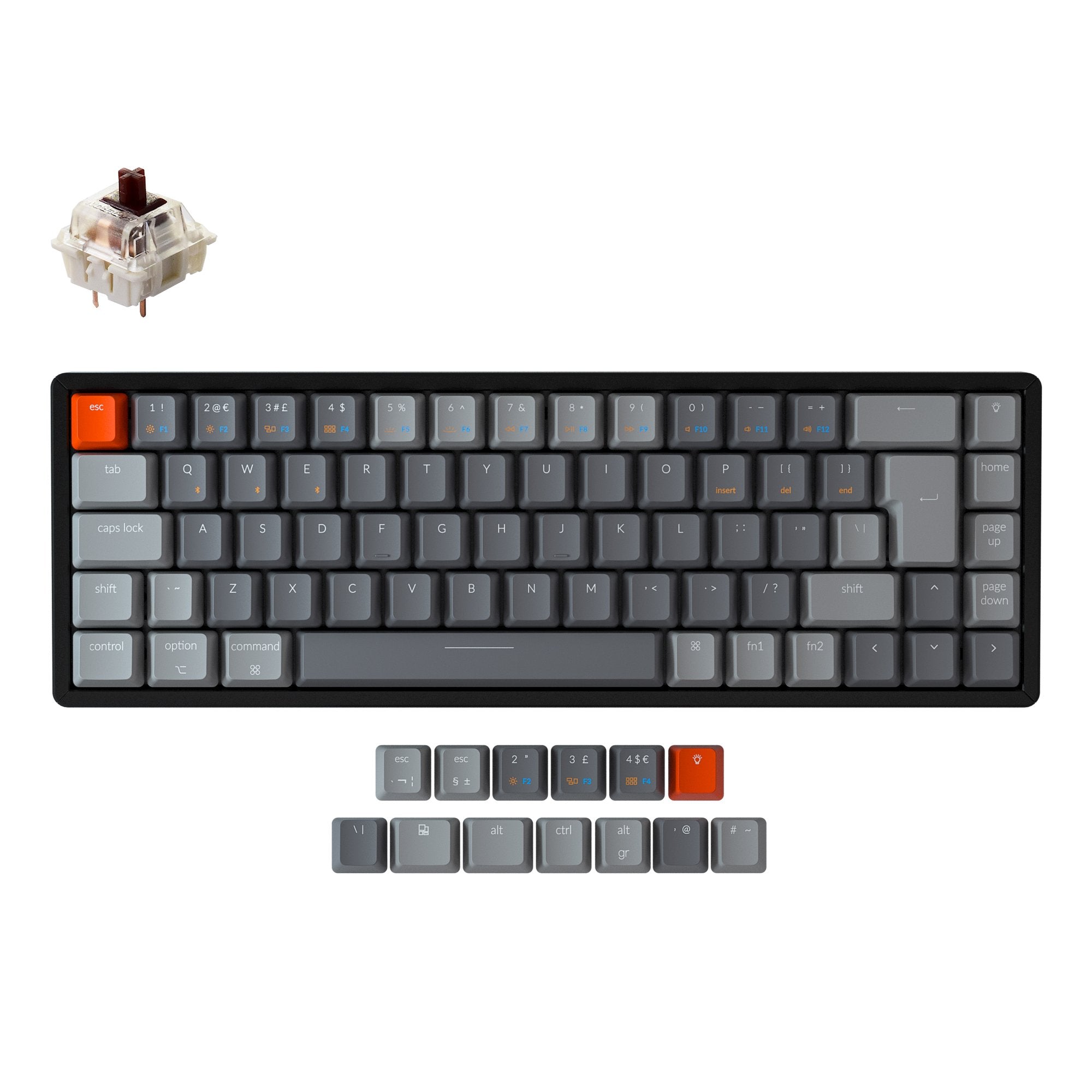 keychron-k6-clavier-m-canique-sans-fil-compact-65-uk-iso image 6