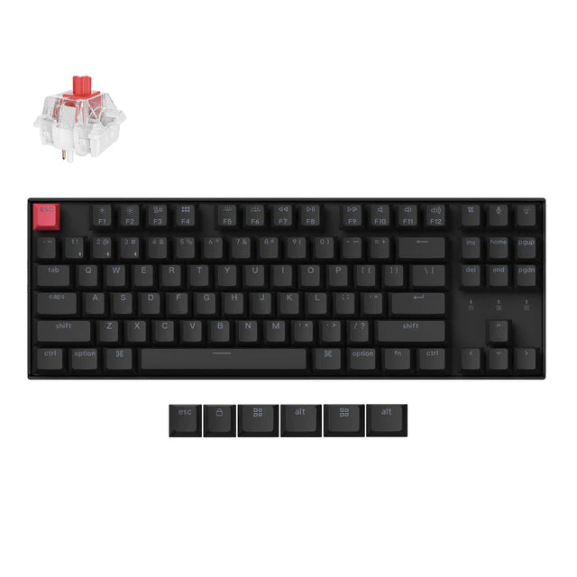 keychron-k8-version-2-clavier-m-canique-sans-fil-tkl-80-qmk-bluetooth-5-2 image 7