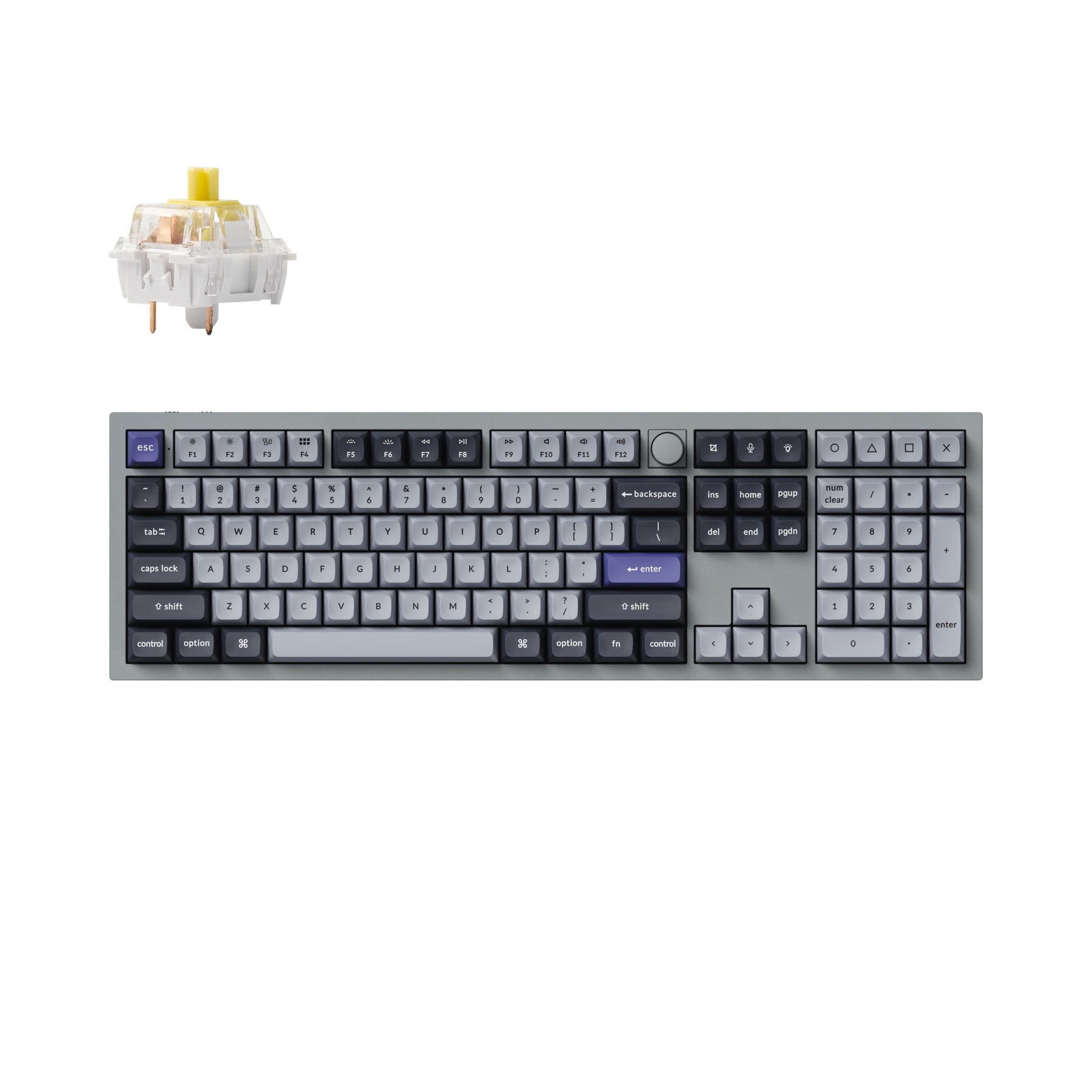 keychron-q6-pro-clavier-m-canique-custom-sans-fil-qmk-via-100-us-ansi image 6