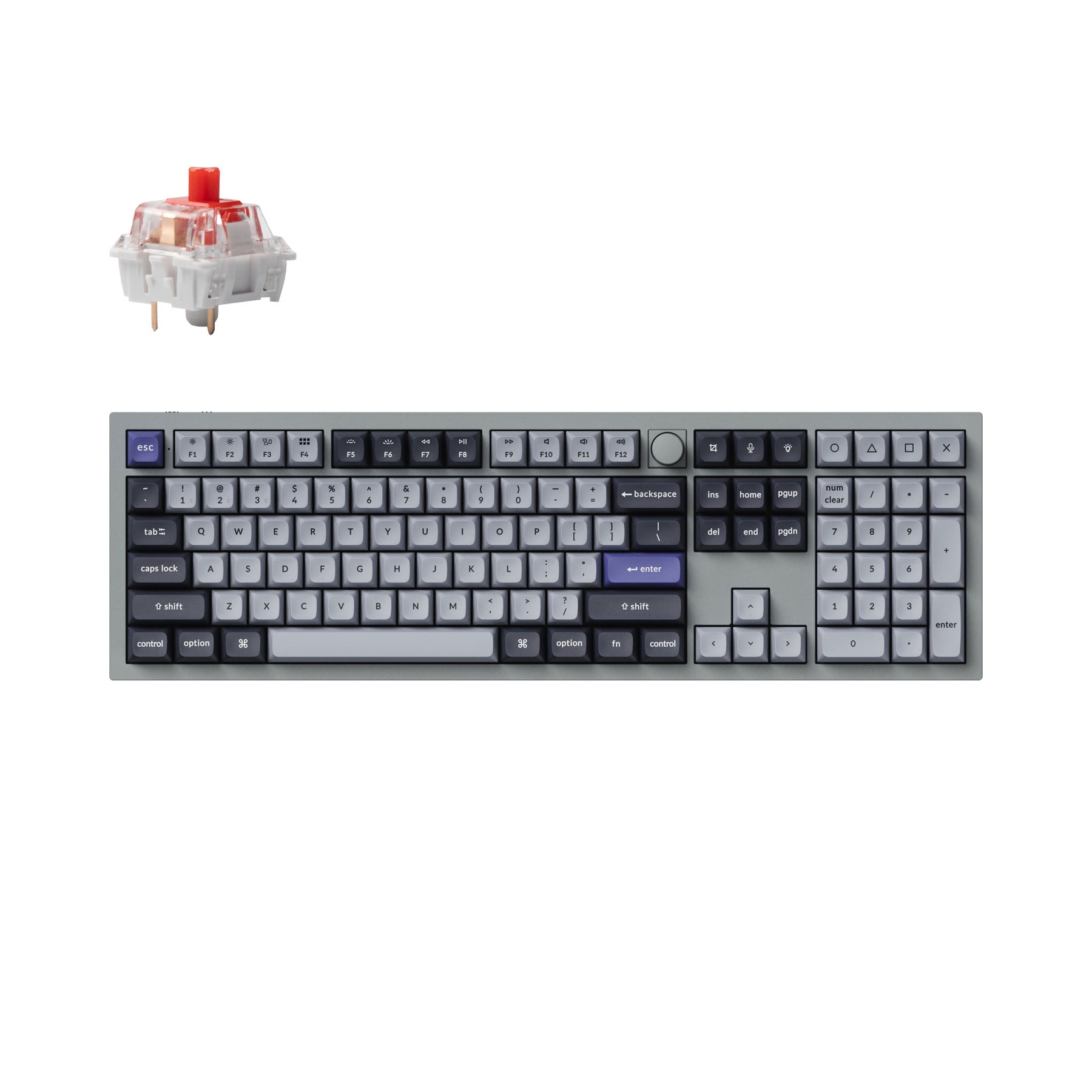 keychron-q6-pro-clavier-m-canique-custom-sans-fil-qmk-via-100-us-ansi image 4