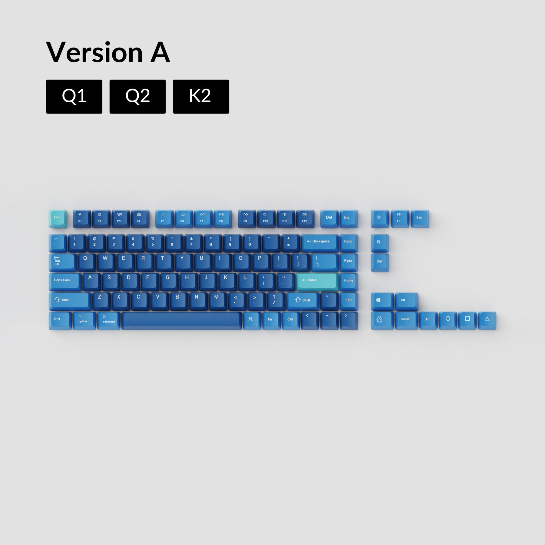 keychron-set-de-touches-oem-dye-sub-pbt-ocean image 3
