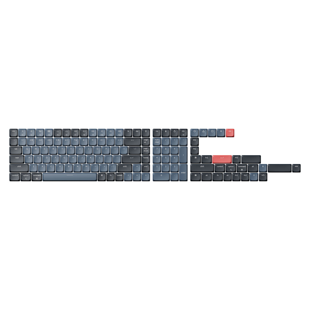 keychron-set-de-keycaps-low-profile-abs-lsa-version-2-r-tro-clair image 1
