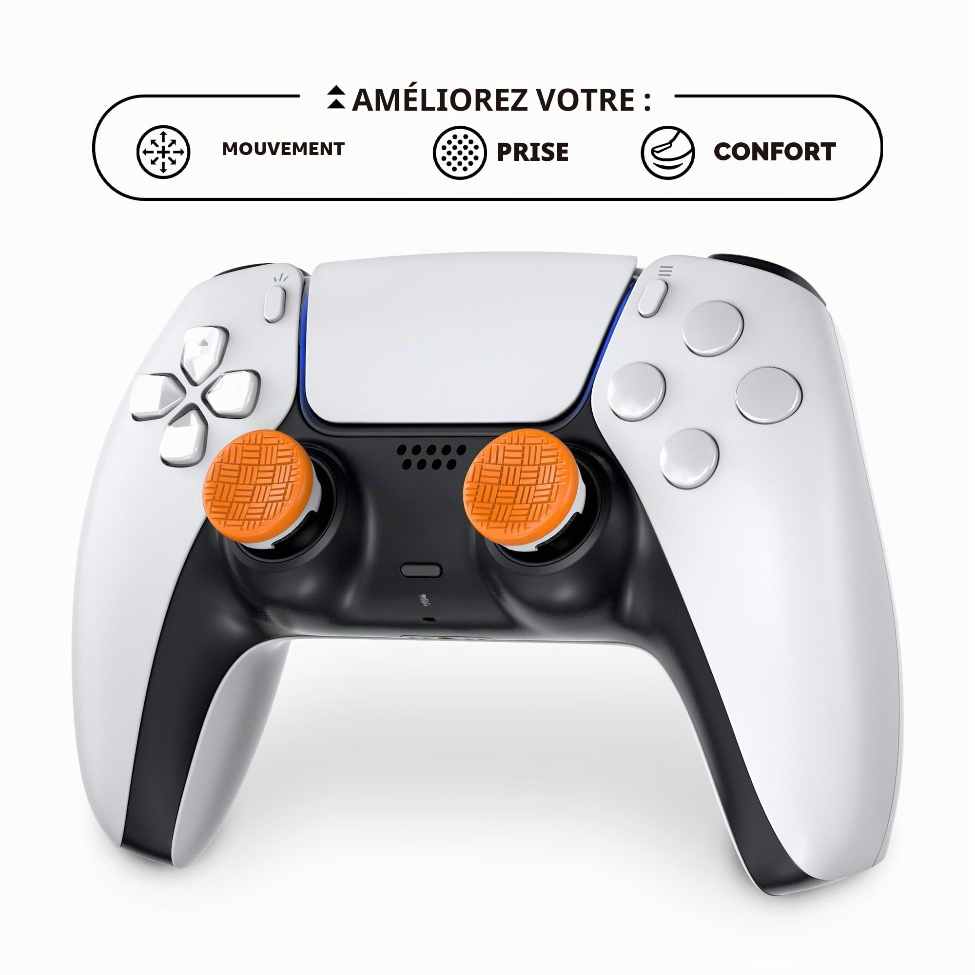 kontrolfreek-omni-grips-2x-low-rise-concaves-manette-ps5-ps4-orange image 5