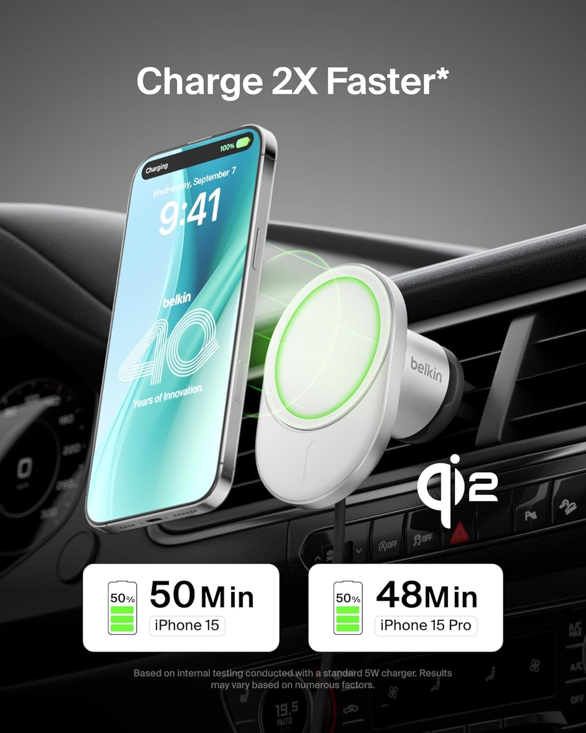 belkin-boostcharge-pro-chargeur-de-voiture-magn-tique-sans-fil-qi2-15-w-compatib image 6