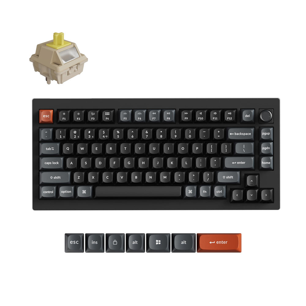 keychron-v1-ultra-8k-clavier-m-canique-custom-sans-fil-75-us-ansi image 2