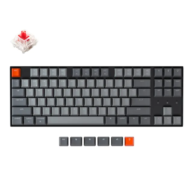 keychron-k8-clavier-m-canique-sans-fil-tenkeyless-ansi-us image 1