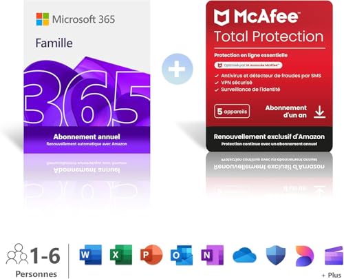 microsoft-365-famille-6-utilisateurs-12-mois-mcafee-total-protection image 7