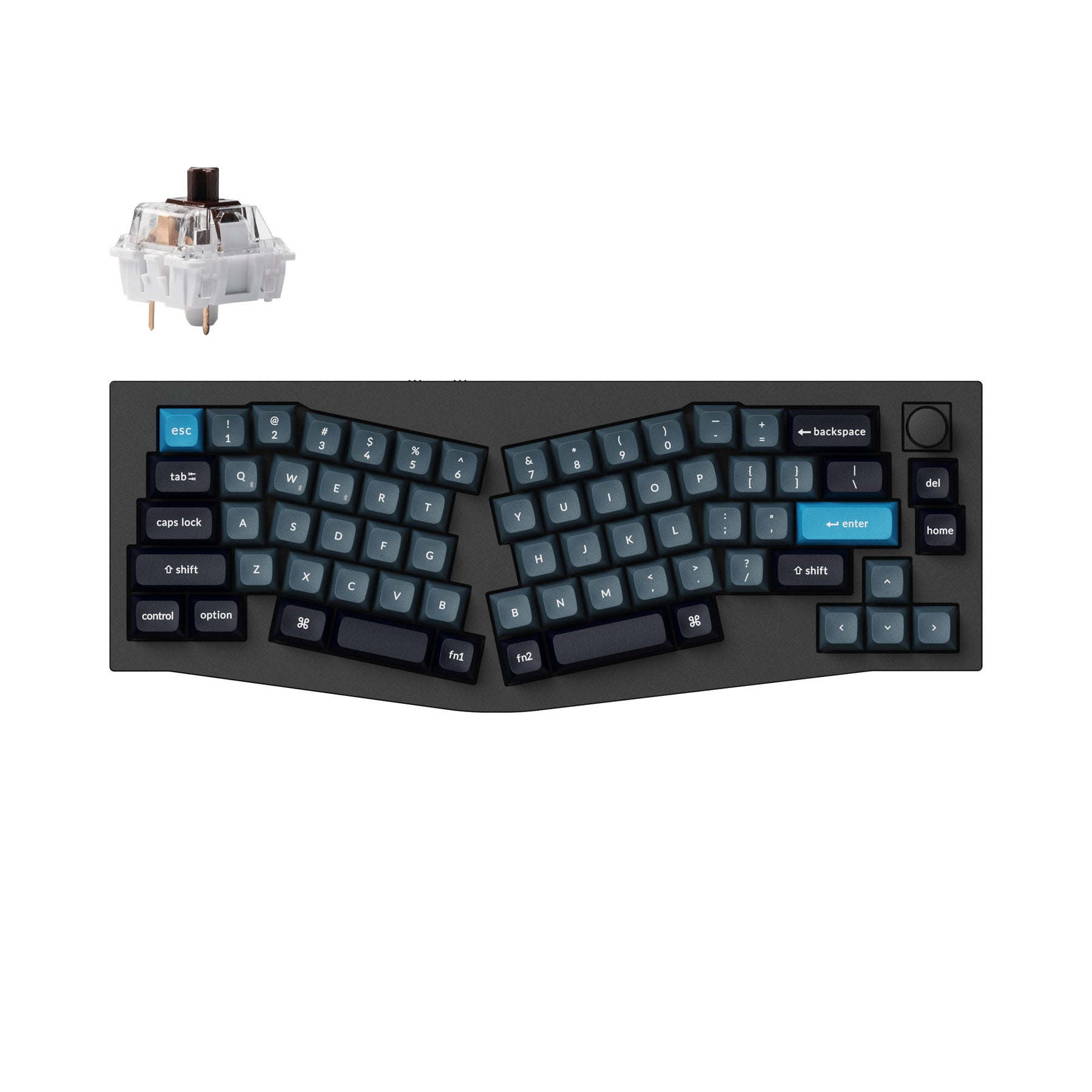 keychron-q8-pro-qmk-via-clavier-custom-sans-fil-alice-layout-us-ansi image 2