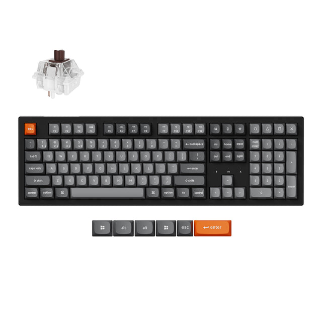 keychron-k10-max-clavier-m-canique-sans-fil-qmk-100-us-ansi image 2