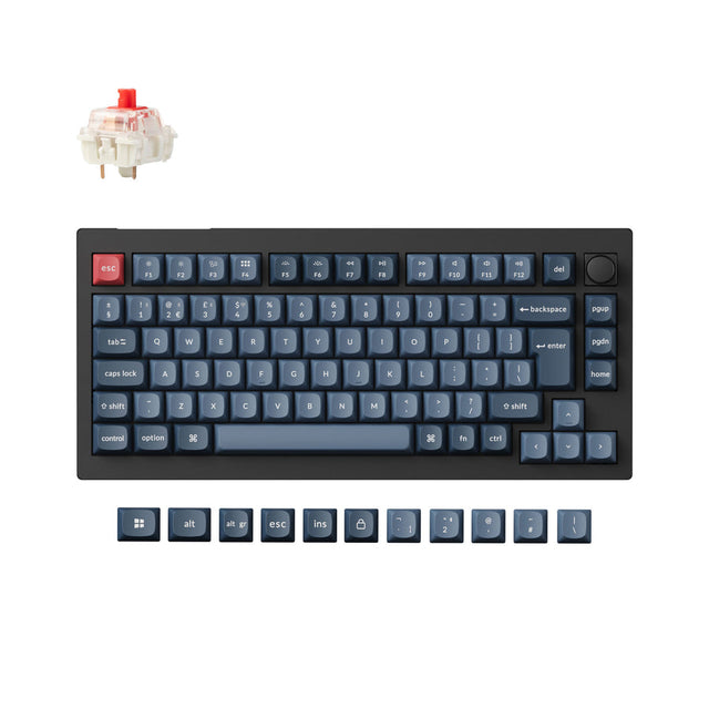 keychron-v1-max-qmk-clavier-m-canique-sans-fil-75-iso image 4