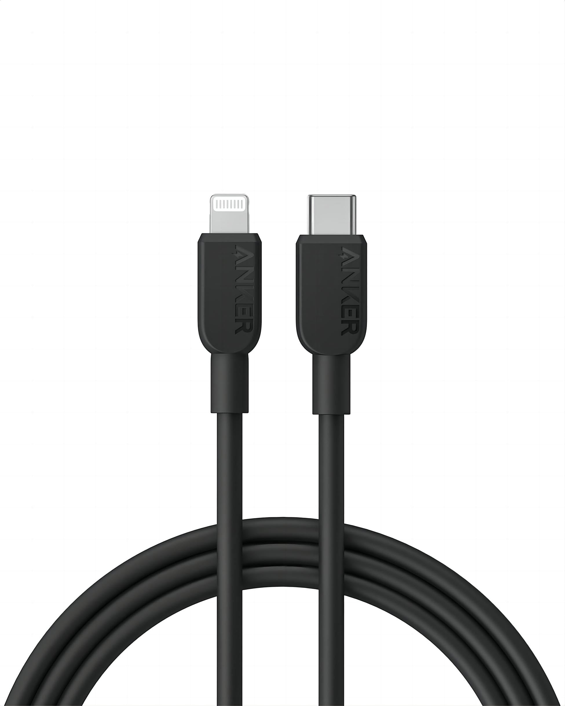 anker-310-c-ble-usb-c-vers-lightning-1-8-m-noir-certifi-mfi-charge-rapide image 1