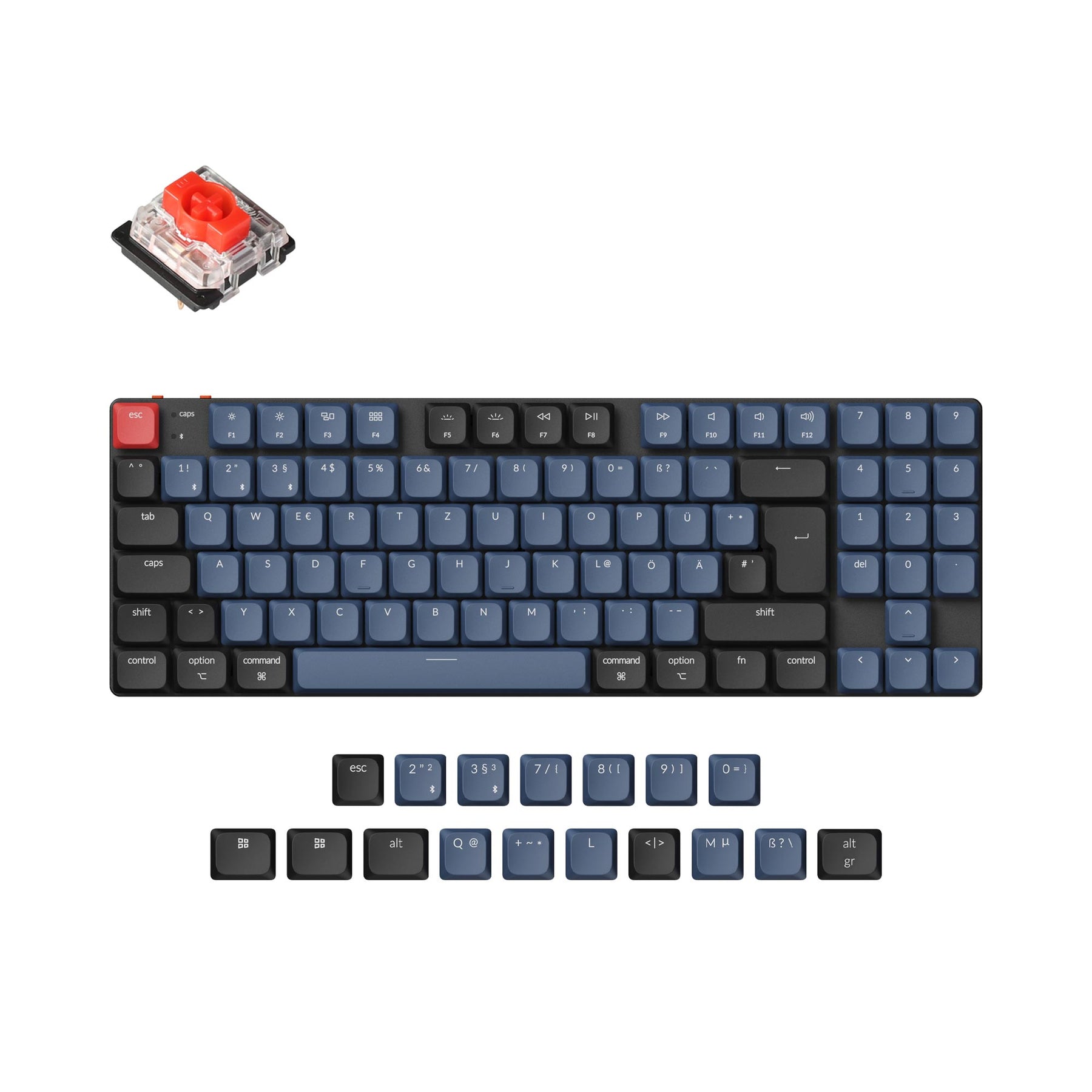 keychron-k13-pro-qmk-via-clavier-m-canique-sans-fil-ultra-fin-80-iso-fran-ais image 3