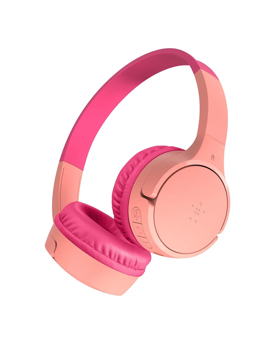 belkin-soundform-mini-casque-enfant-bluetooth-30h-circum-aural-rose image 1