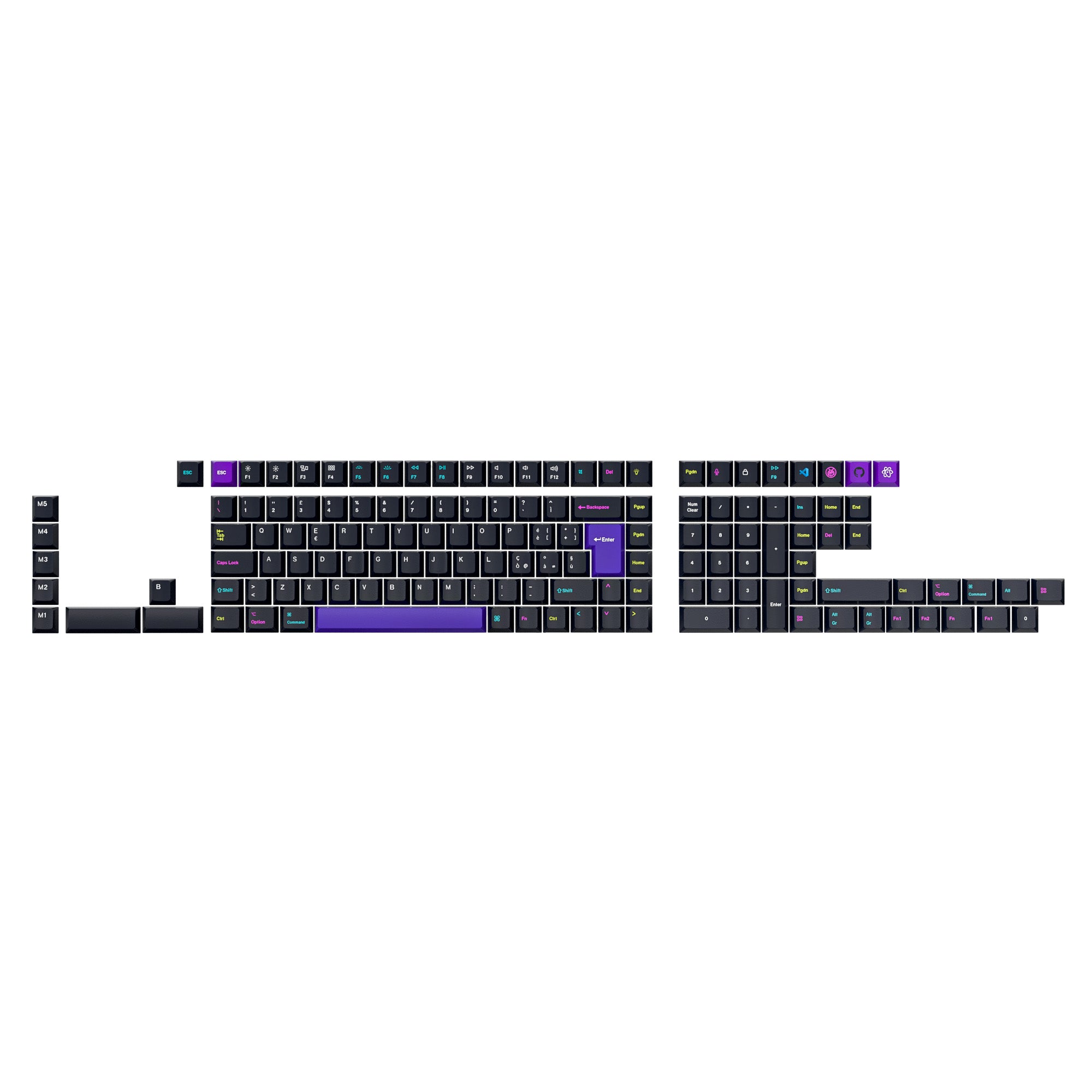 keychron-set-de-touches-iso-cherry-pbt-dye-sub-full-set-developer-version-2 image 6