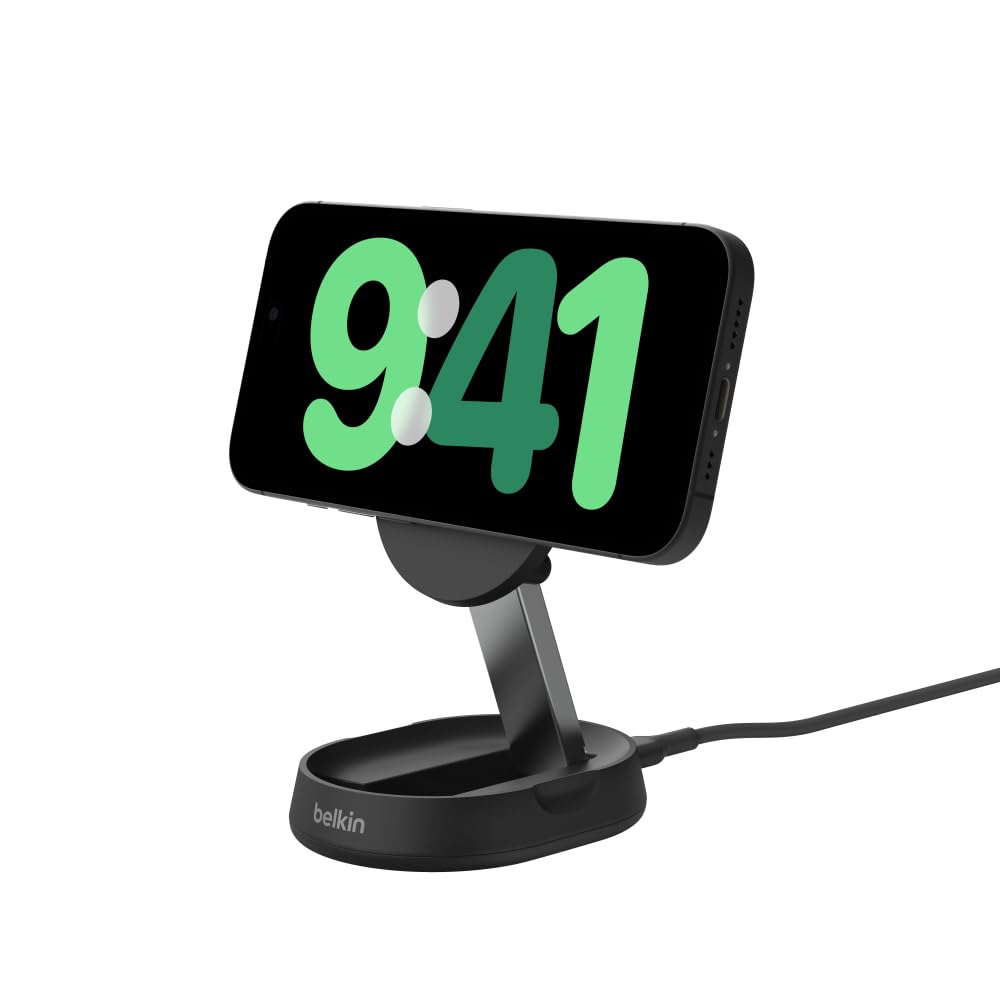 belkin-boostcharge-pro-chargeur-sans-fil-magn-tique-pliable-qi2-15w-noir image 1