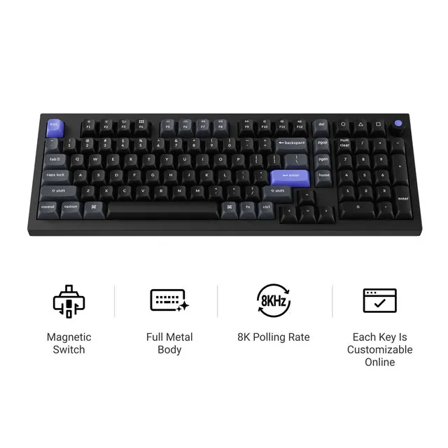 keychron-q5-he-8k-clavier-magn-tique-filaire-96-us-ansi image 1