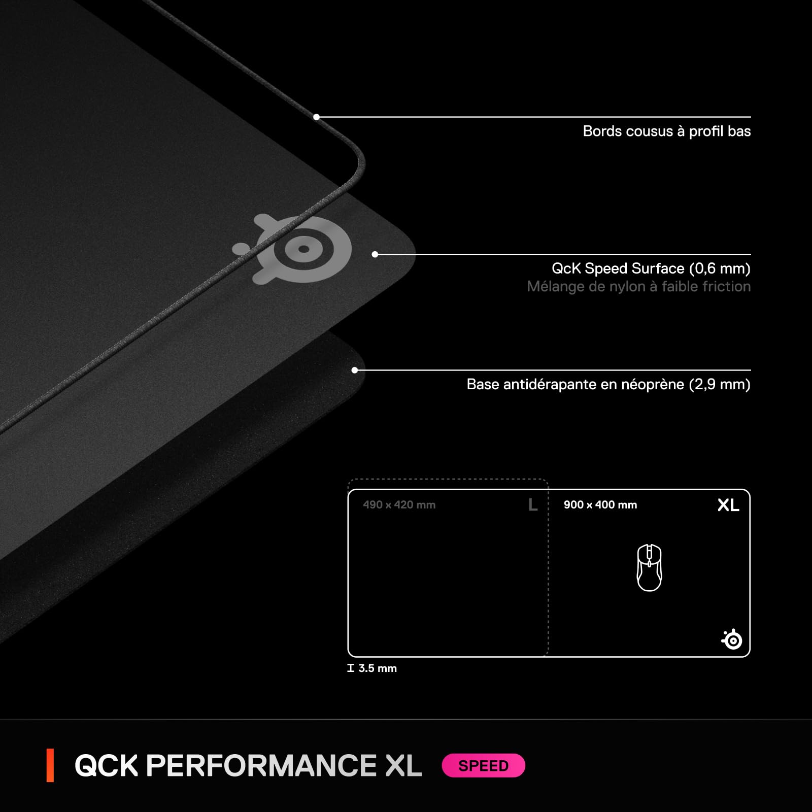steelseries-qck-performance-speed-tapis-gaming-xl-900x400mm image 7