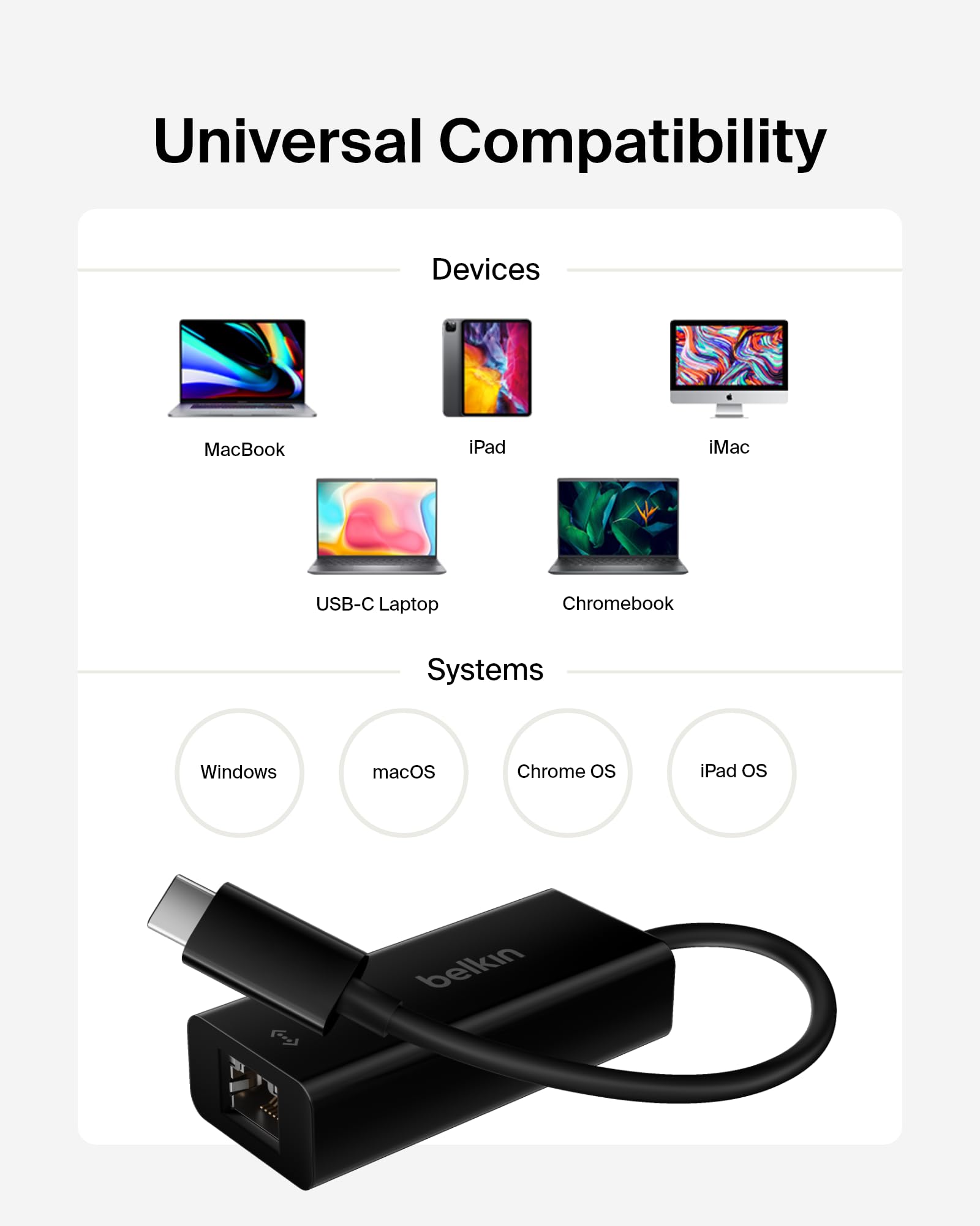 belkin-adaptateur-usb-c-vers-ethernet-gigabit-femelle-noir image 6