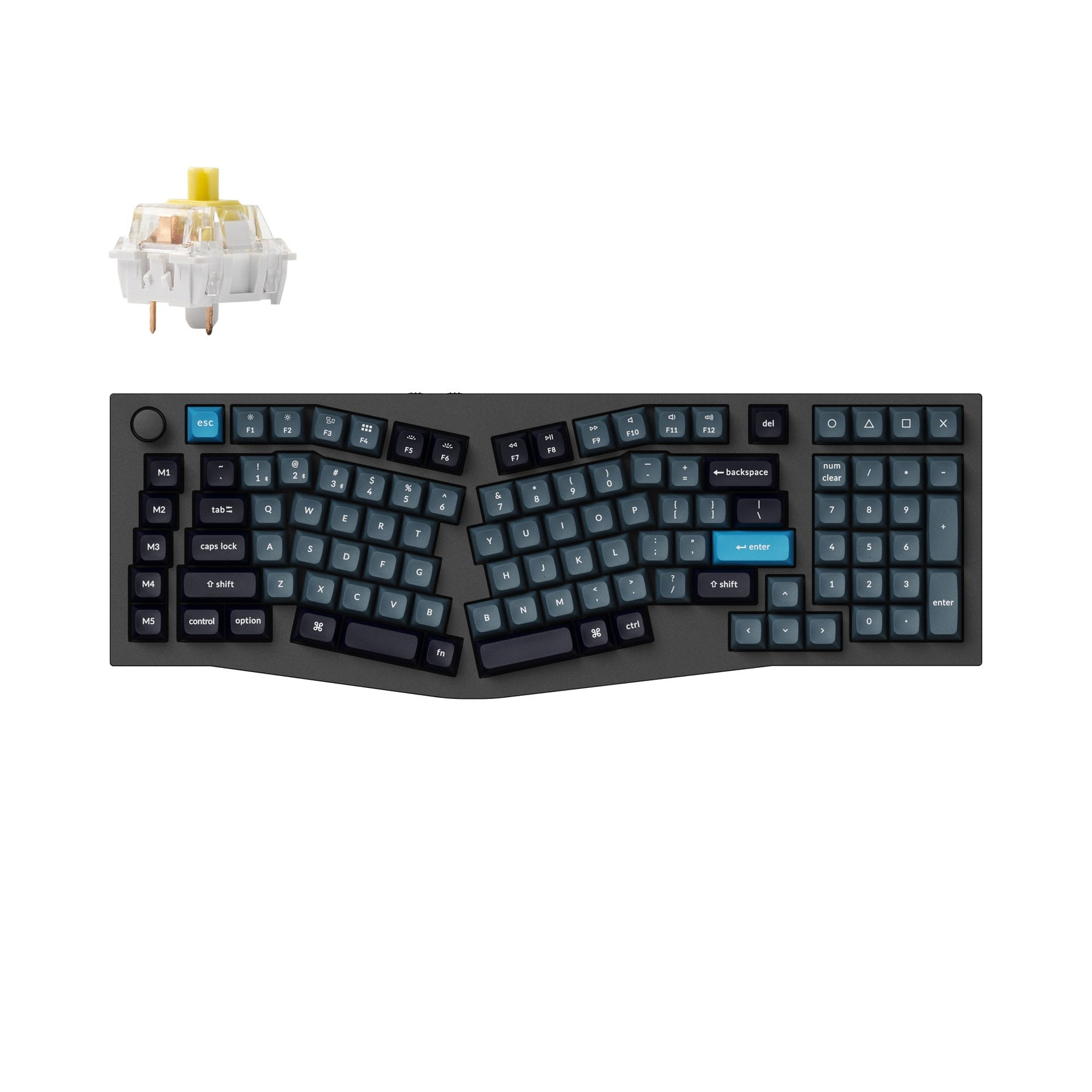 keychron-q13-pro-alice-layout-clavier-m-canique-custom-sans-fil-qmk-via-us-ansi image 3