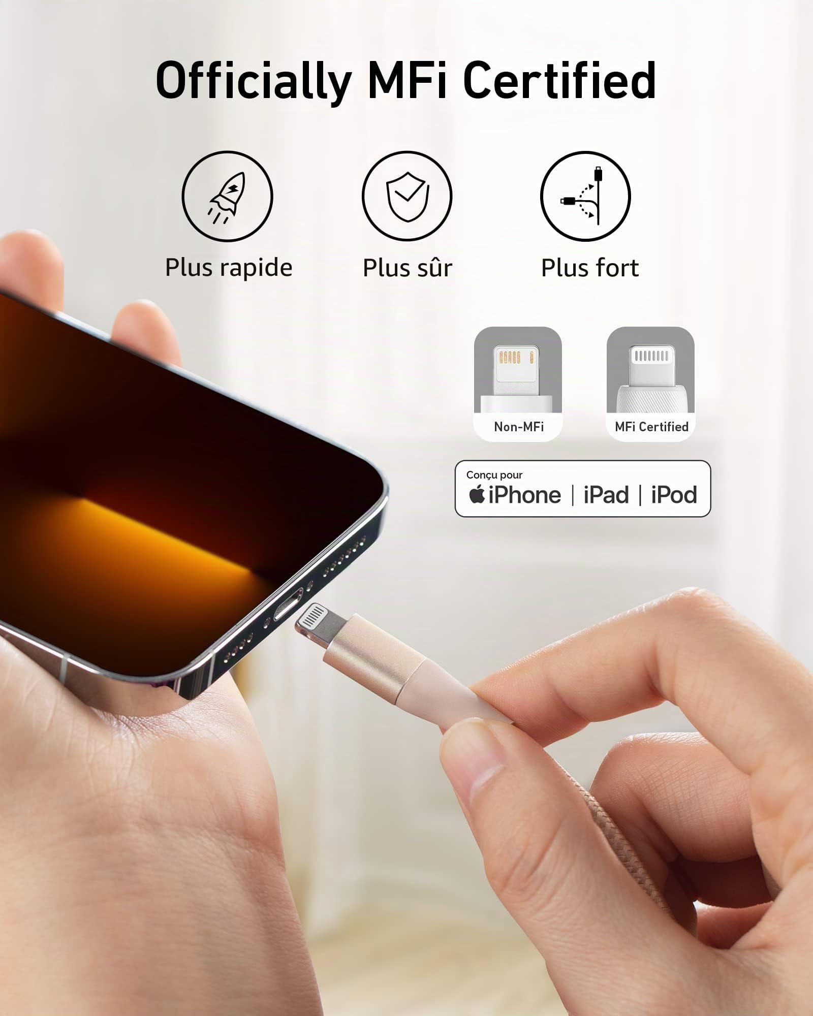 anker-551-powerline-ii-c-ble-usb-a-vers-lightning-3-m-mfi-dor image 3