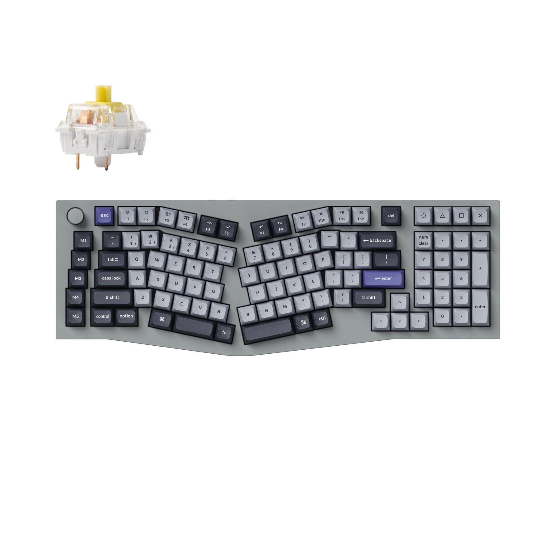 keychron-q13-pro-alice-layout-clavier-m-canique-custom-sans-fil-qmk-via-us-ansi image 6