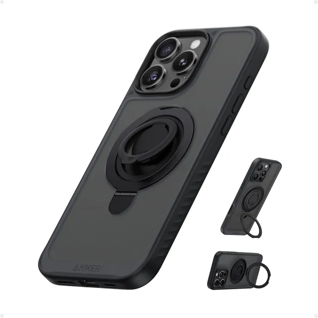 anker-anneau-magn-tique-support-bague-magsafe-avec-b-quille-noir-pour-iphone-16- image 1