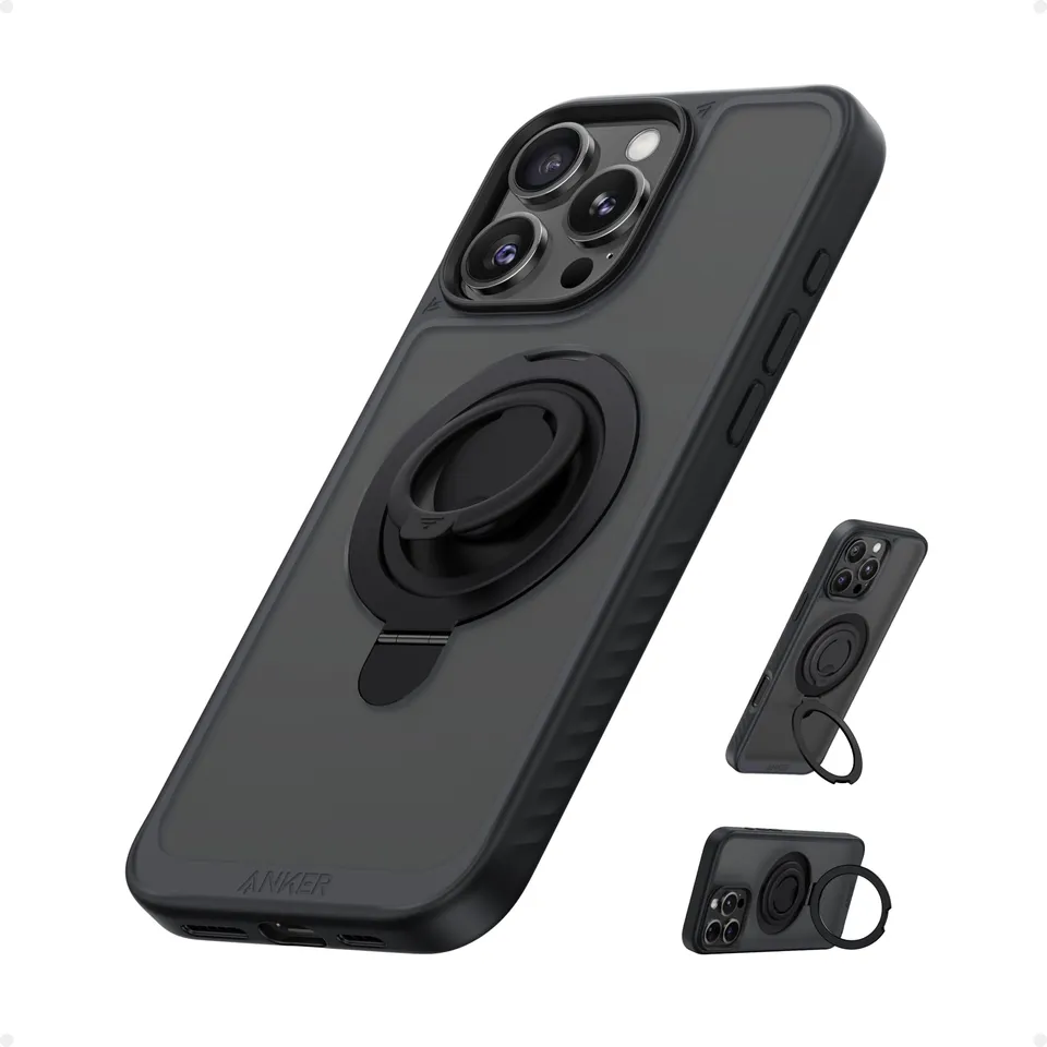 anker-anneau-magn-tique-support-bague-magsafe-avec-b-quille-noir-pour-iphone-16- image 1