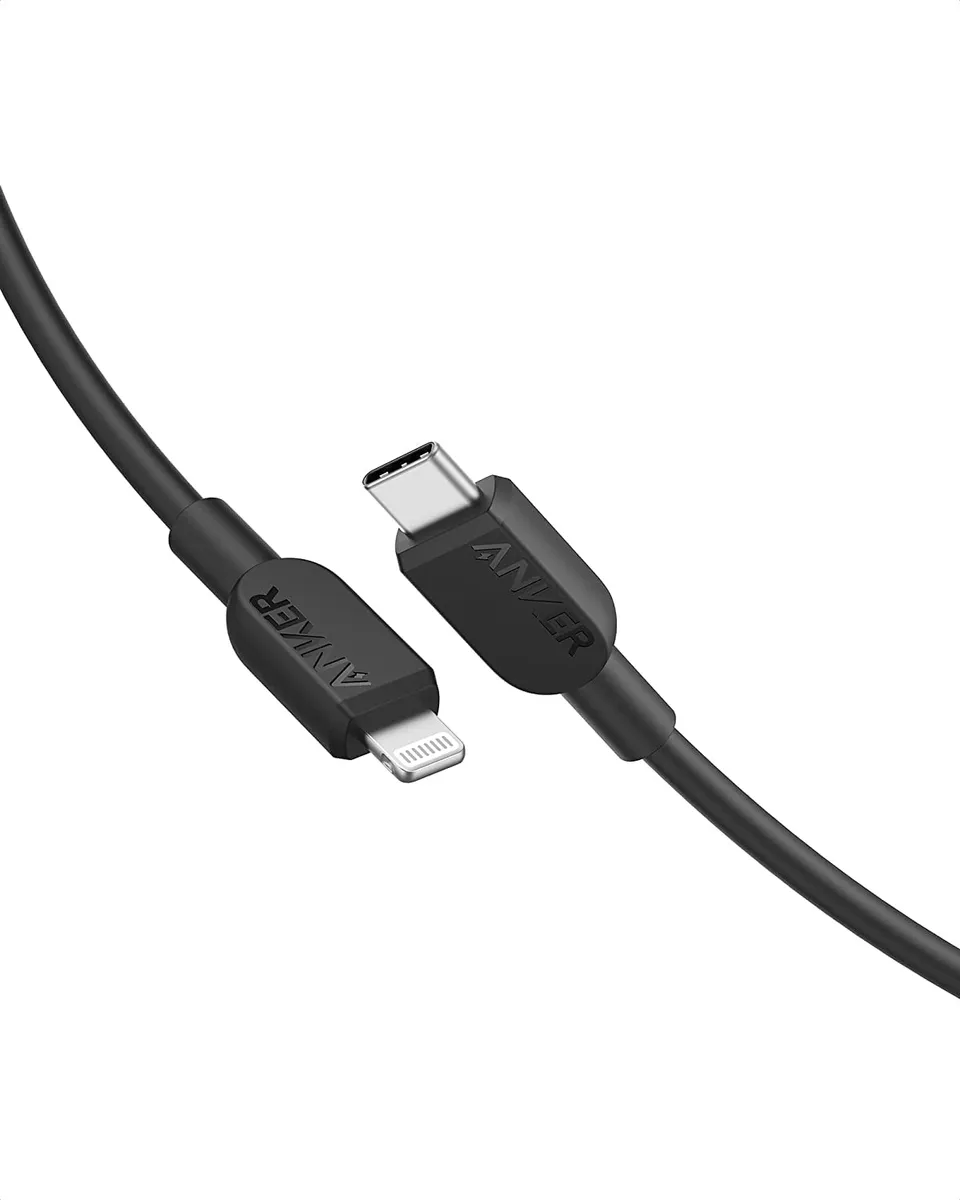 anker-310-c-ble-usb-c-vers-lightning-0-9-m-noir-certifi-mfi-charge-rapide image 1
