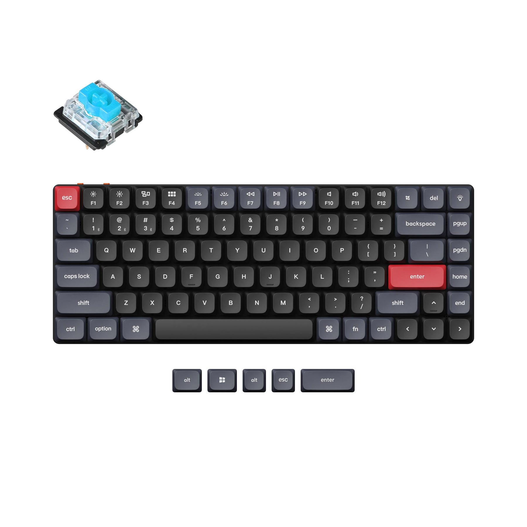 keychron-k3-pro-qmk-via-clavier-m-canique-fin-sans-fil-75-us-ansi image 2