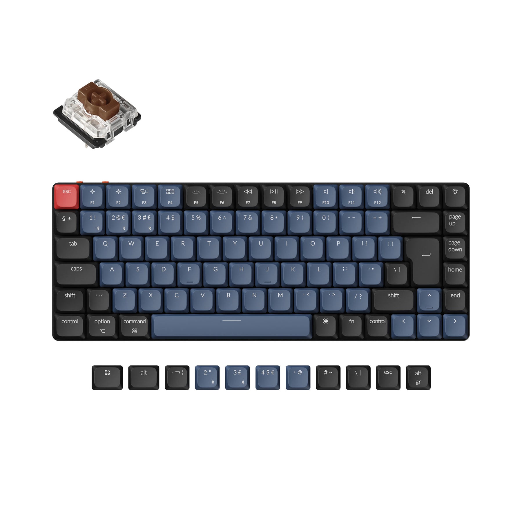 keychron-k3-pro-qmk-via-clavier-m-canique-sans-fil-ultra-fin-75-low-profile-iso image 4