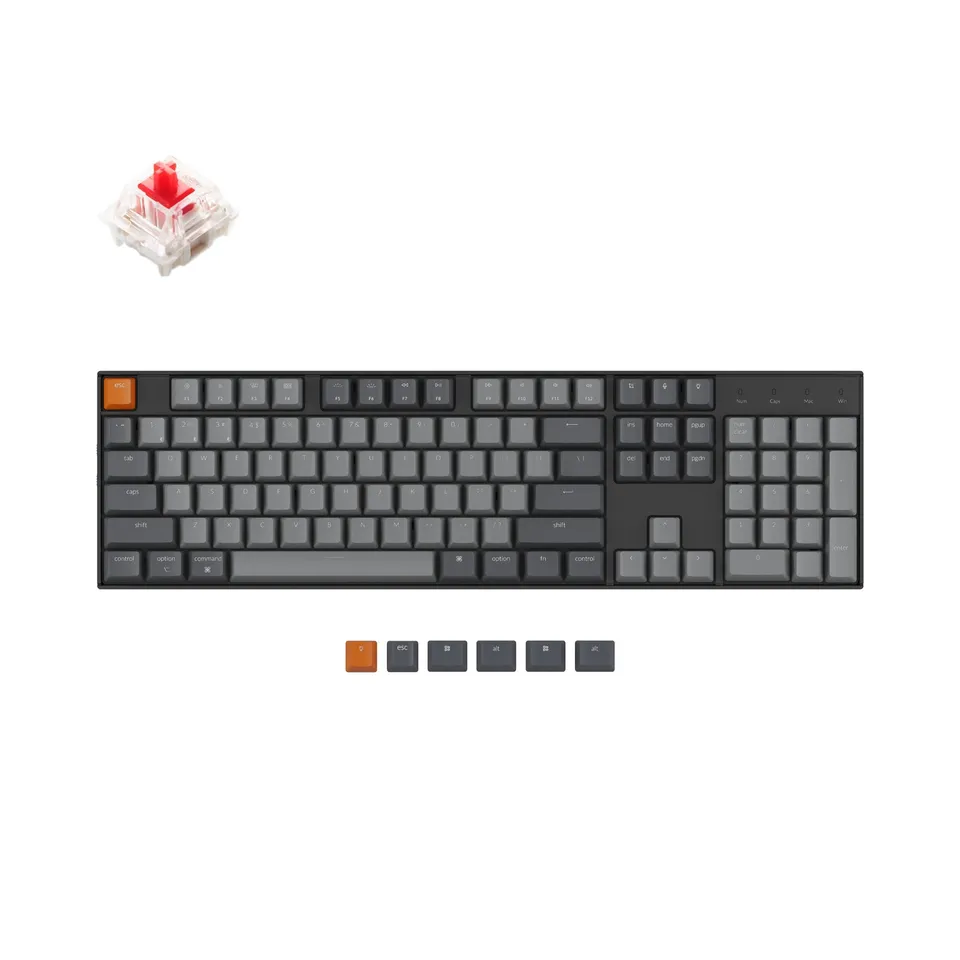 keychron-k10-clavier-m-canique-sans-fil-hot-swap-layout-us-ansi image 1