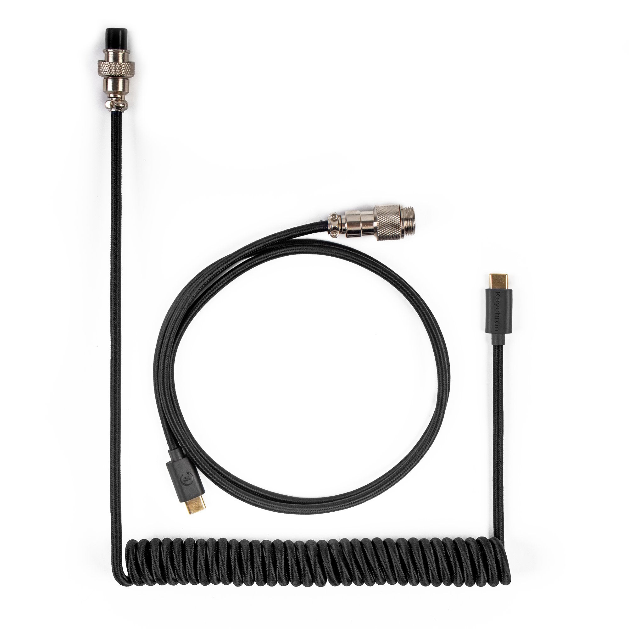 keychron-c-ble-aviateur-spiral-custom-usb-c-gris-noir-bleu image 5