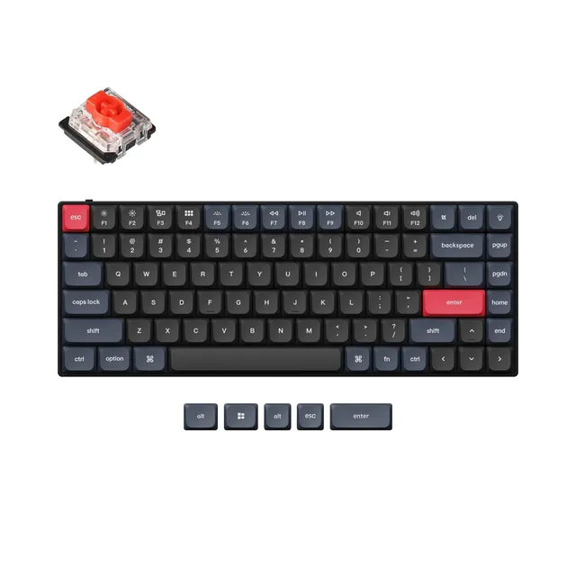 keychron-s1-qmk-clavier-m-canique-personnalis-filaire-low-profile-ansi-us-alumin image 1