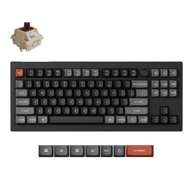 keychron-v3-ultra-8k-wireless-clavier-m-canique-custom-80-tkl-ansi-us image 1