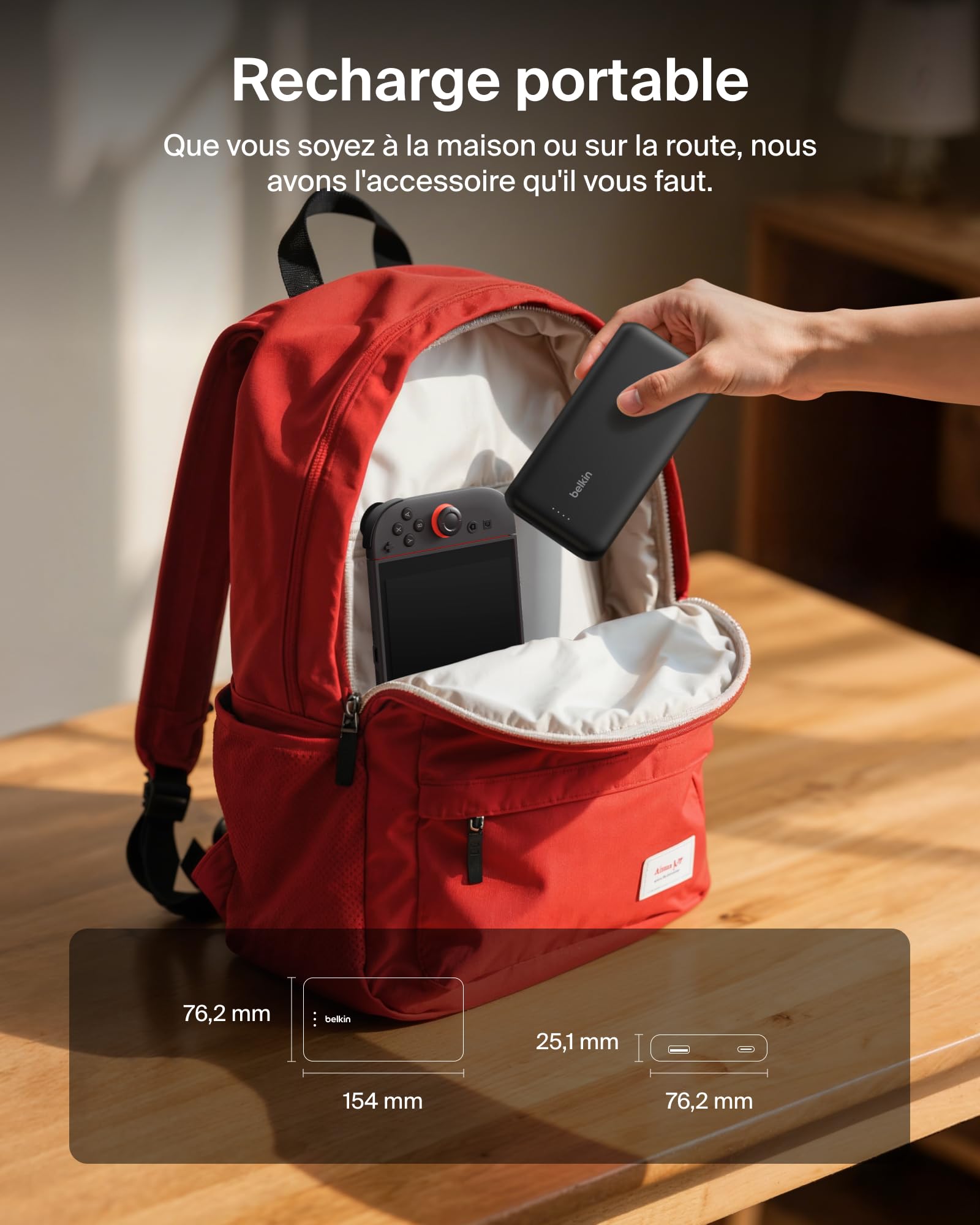 belkin-gaming-batterie-externe-20000-mah-30-w-c-ble-usb-c-int-gr-noire image 6
