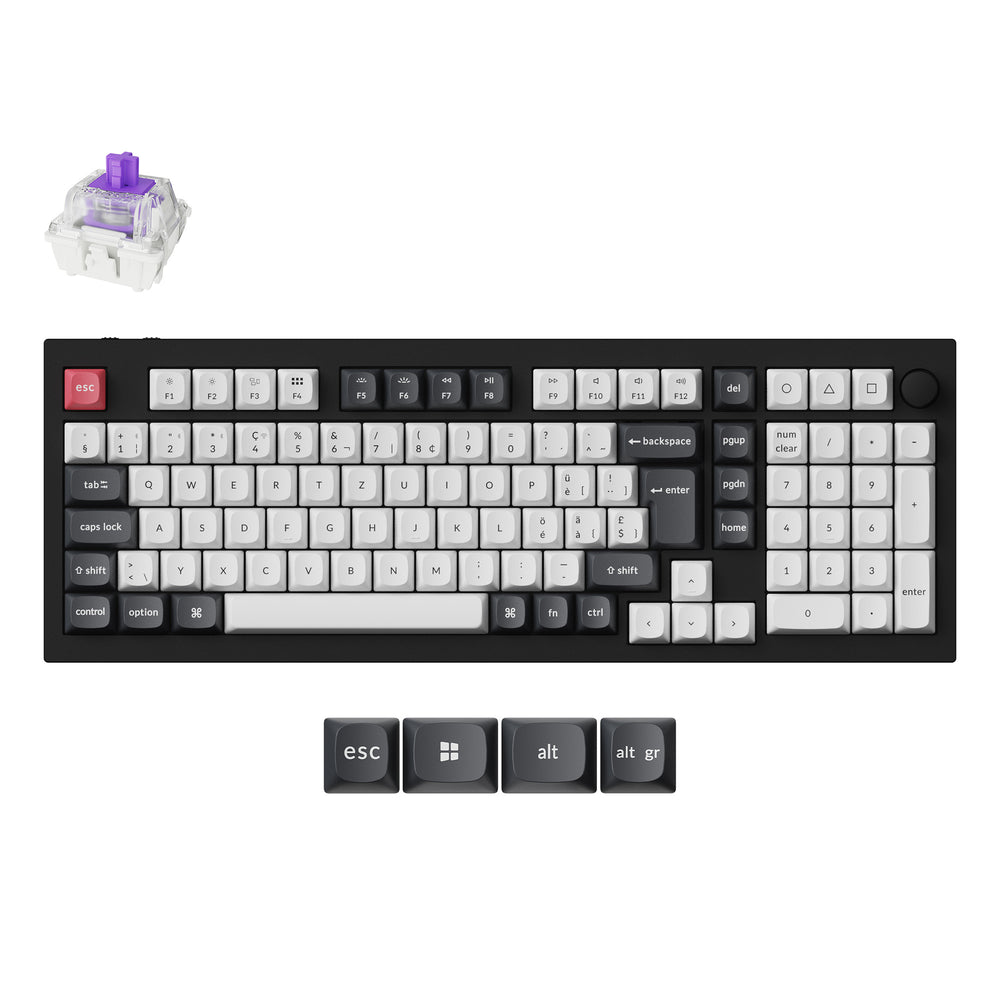 keychron-q5-he-clavier-custom-magn-tique-sans-fil-qmk-96-iso image 1