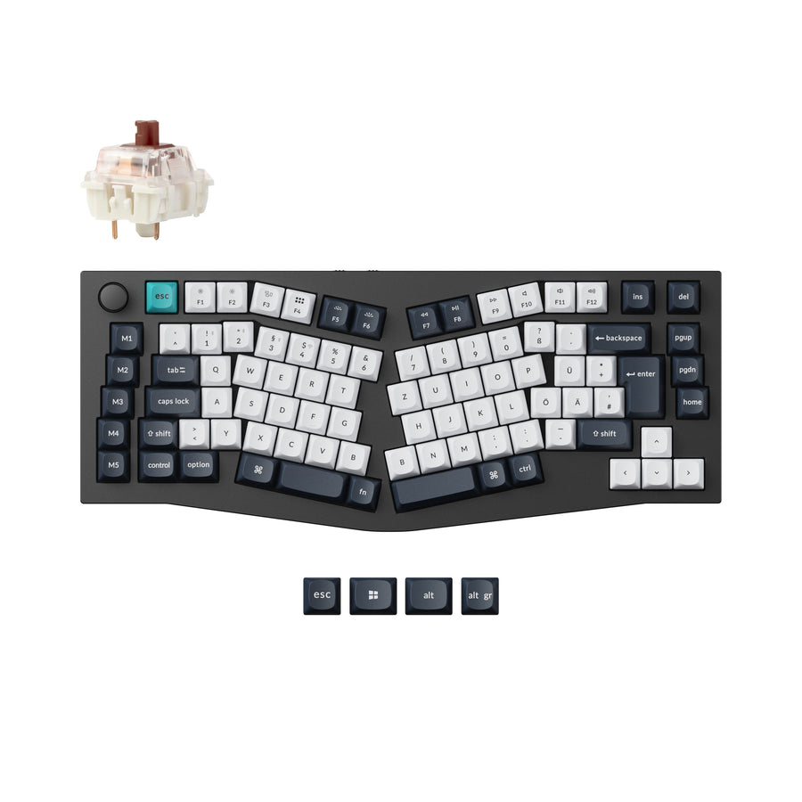 keychron-q10-max-alice-layout-clavier-m-canique-custom-qmk-iso-avec-molette image 2