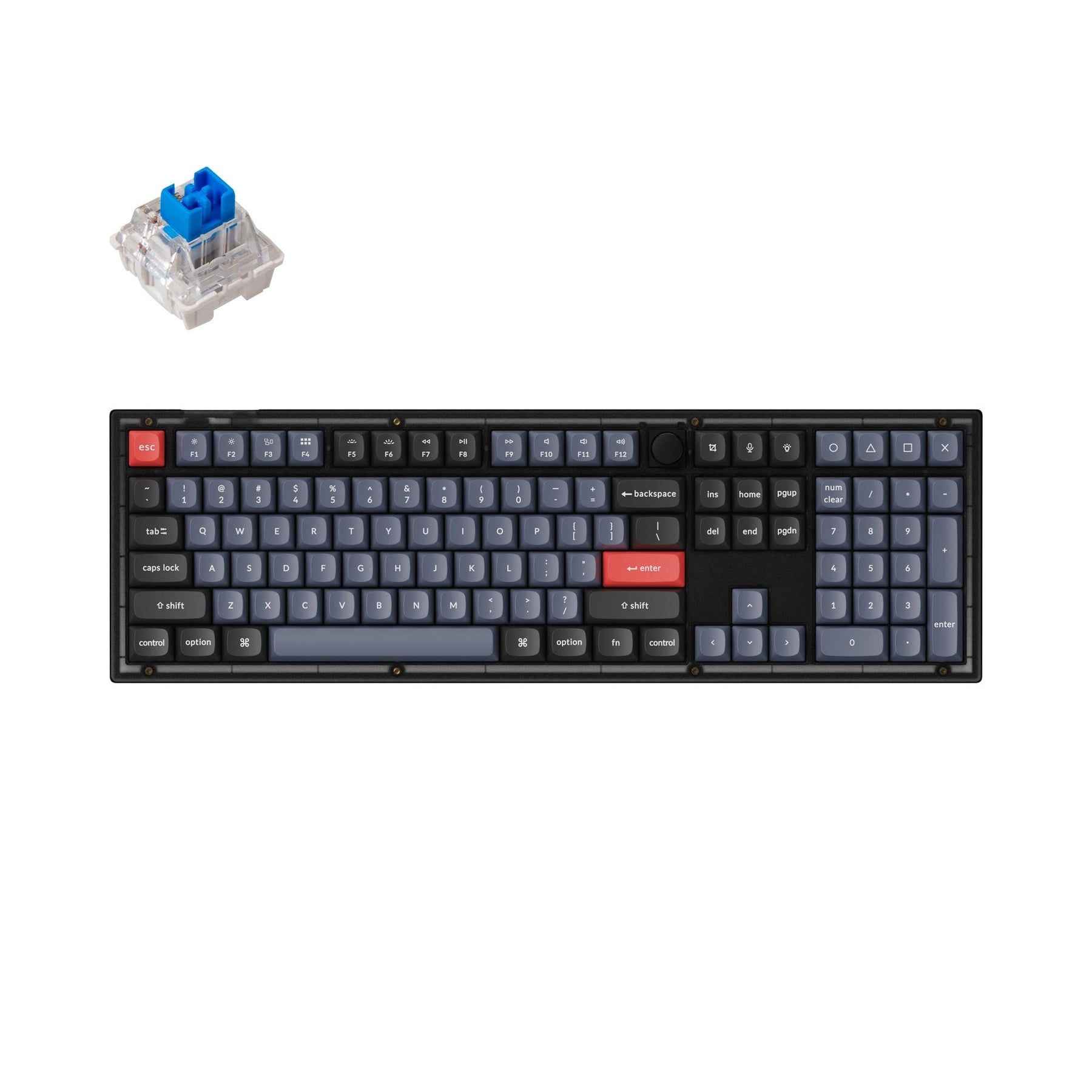 keychron-v6-qmk-clavier-m-canique-custom-filaire-us-ansi image 8