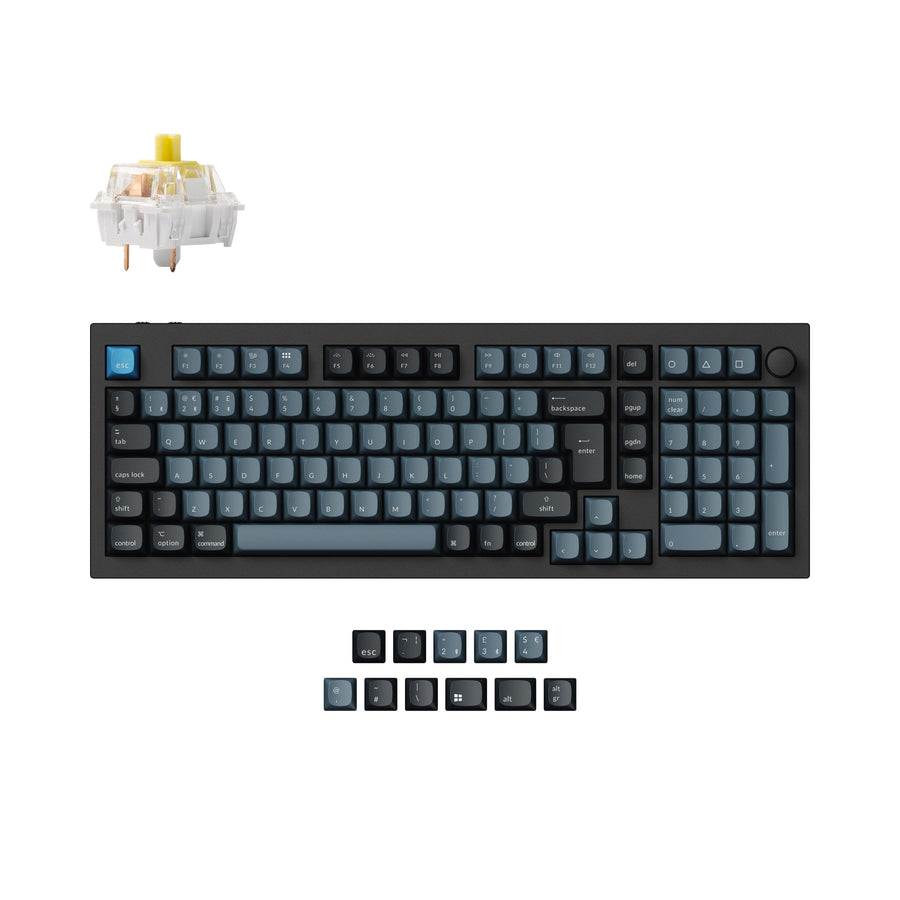 keychron-q5-pro-clavier-m-canique-custom-sans-fil-qmk-via-collection-iso image 4