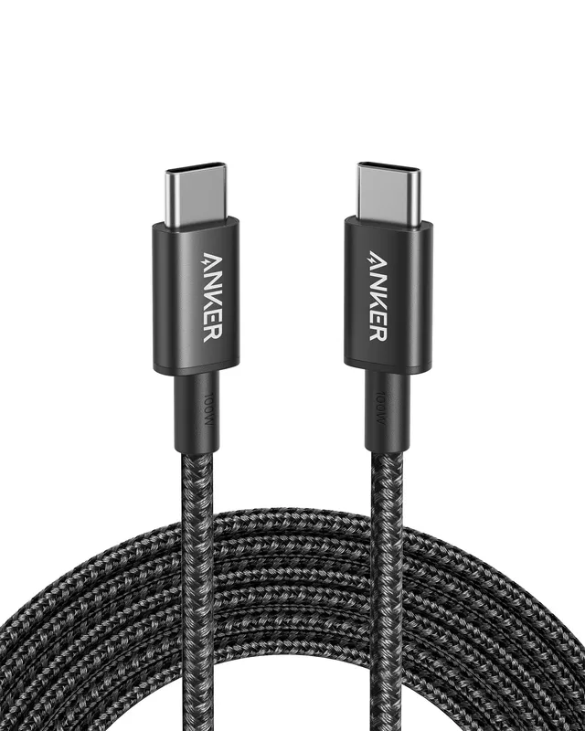 anker-333-c-ble-usb-c-vers-usb-c-100w-3-m-noir image 1