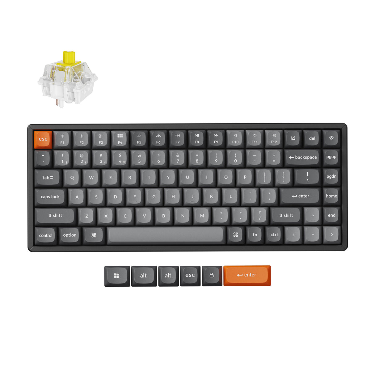 keychron-k2-max-qmk-clavier-m-canique-sans-fil-75-us-ansi image 2